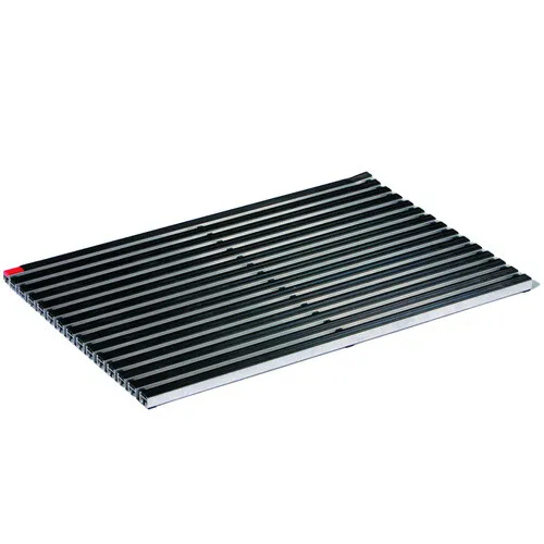 Produktbild Aco Schuhabtropfschale Schuhabstreifermatte Alu schwarz