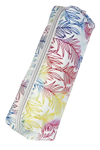 Premium Schlampermäppchen Rainbow Leaf | Stylisches Federmäppchen für Schule &