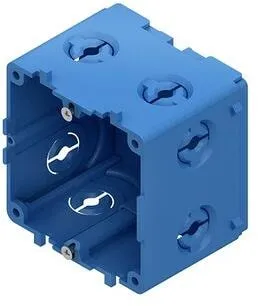 Kleinhuis KED65/0 Geräteeinbaudose 71x71x56 mm, PA, blau