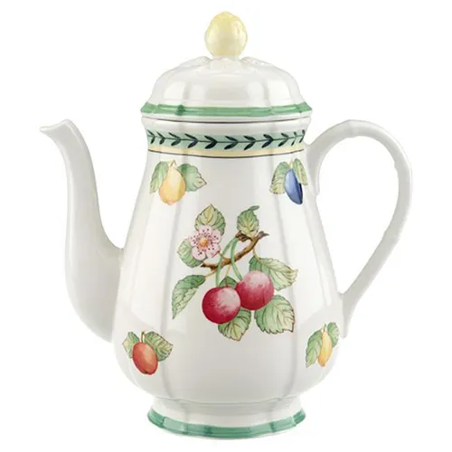 Villeroy & Boch Kaffeekanne French Garden Fleurence - Elegante Kaffeekanne aus feinem Porzellan, ideal für stilvolle Kaffeetafeln und besondere Anlässe.