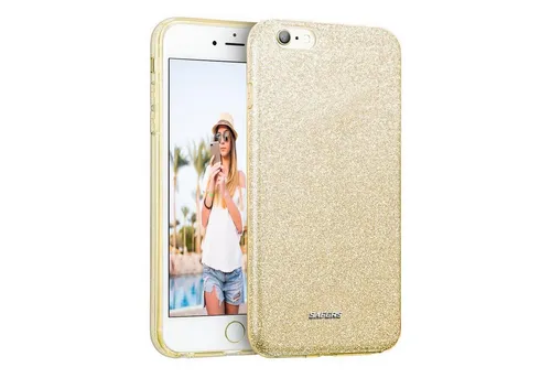 CoolGadget Handyhülle Glitzer Glamour Hülle für Apple iPhone 6S Plus, iPhone 6 Plus 5,5 Zoll, Slim Case Glossy Effect Schutzhülle für iPhone 6S Plus / 6 Plus Hülle