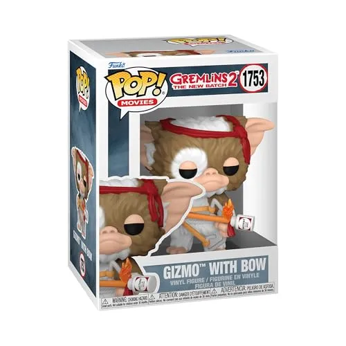 Funko Pop! Movies: Gremlins - Gizmo mit Bow- Vinyl-Sammelfigur - Geschenkidee - Offizielle Handelswaren - Spielzeug Für Kinder und Erwachsene - Movies Fans - Modellfigur Für Sammler