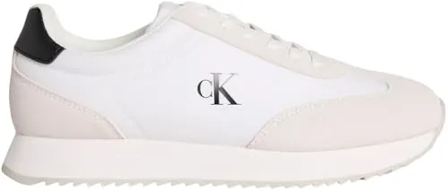 Calvin Klein Jeans Retro Runner Leder Turnschuhe für Herren von Calvin Klein