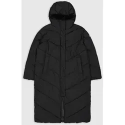 Champion Steppmantel schwarz M (40) - Funktionsjacke mit hochschließendem Kragen und elastischem Ärmelabschluss, ideal für sportliche Aktivitäten und pflegeleicht dank Maschinenwäsche.