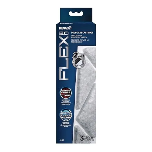 Fluval Flex 2.0 Poly Kohlefilter, 3 Stück von Fluval