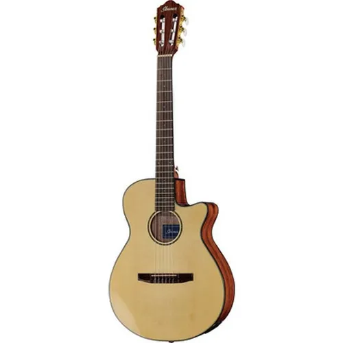 Ibanez AEG50N-NT Nylon B-Stock - Klassikgitarre - B-Stock Klassikgitarre in AEG Form mit Cutaway, Fichten-Decke und hochwertigem Ibanez Tbar II Tonabnehmer. Ideal für Musiker, die Qualität und Spielkomfort suchen.