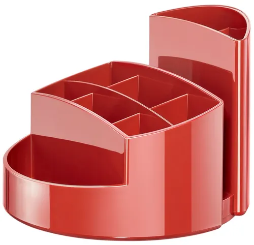 HAN Schreibtischköcher RONDO - Stiftehalter mit 9 Fächern, elegantes Design und rutschfeste Gummifüße für optimalen Halt