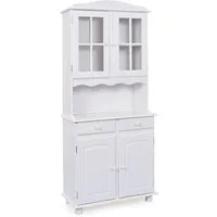 ebuy24 Valux Vitrinenschrank 2 Türen mit Glastüren und Schubladen in Weiß - Eleganter Valux Vitrinenschrank mit 2 Glastüren und 2 Schubladen in Weiß. Ideal zur stilvollen Präsentation Ihrer Lieblingsstücke und für zusätzlichen Stauraum. Hochwertige Verarbeitung für langlebige Qualität.