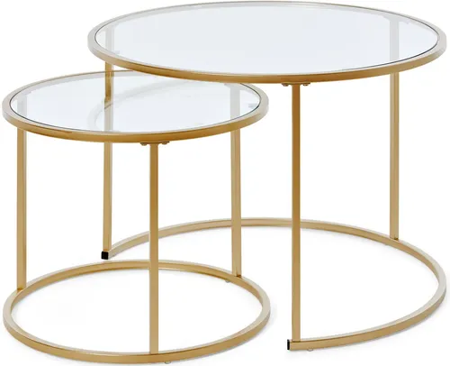 Jahnke Couchtisch-Set SOL (2er) in gold von Jahnke