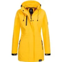 Rock Creek Softshell Jacke Gelb - Robuste Damen Softshell Jacke für Freizeitaktivitäten, wasserabweisend, winddicht und atmungsaktiv. Ideal für wechselhaftes Wetter – für höchsten Tragekomfort und Bewegungsfreiheit.
