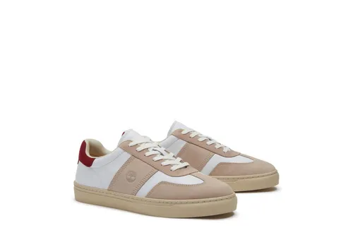 Timberland Herren Low Lace Up Sneaker in Weiß - Bequemer Low Cut Sneaker für Herren, ideal für Alltag und Freizeit. Hergestellt aus umweltfreundlichen Materialien, mit leichter Außensohle für optimalen Komfort.