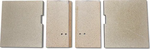 Feuerraumauskleidung B für Wamsler Zürich Kaminofen - Sonstiges Kaminzubehör, passgenau und aus hochwertigem Vermiculite und Schamotte für optimale Wärmeisolierung und Langlebigkeit.