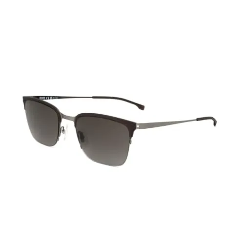 HUGO BOSS BOSS 1244/S 05N MATTE BROWN RUTHENIUM 55/22/150 Herren Sonnenbrillen