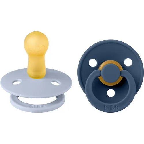 BIBS Colour Tie Dye Size 2: 6+ months Schnuller Dusty Blue / Steel Blue 2 St.