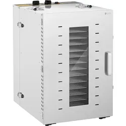 Royal Catering RCDA-1350/100S Dörrgerät - Dörrautomaten mit 1.500 W, ideal zum schonenden Trocknen von Obst, 16 entnehmbare Etagen und einstellbare Temperatur von 40 - 90 °C für perfekte Ergebnisse.