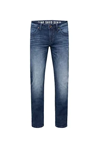 CAMP DAVID Regular-fit-Jeans mit Bleaching-Effekten blau 33 von CAMP DAVID