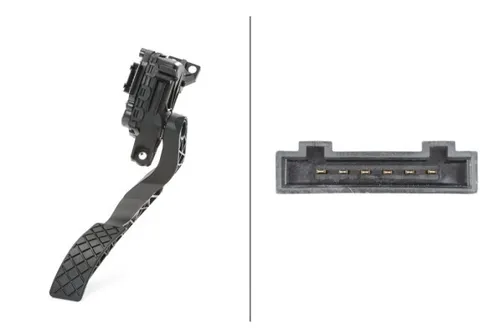 Sensor für Fahrpedalstellung HELLA 6PV 008 376-701 - Präziser Sensor für Schaltgetriebe, ideal für Linkslenker-Fahrzeuge, sorgt für optimale Fahrzeugkontrolle und Sicherheit.