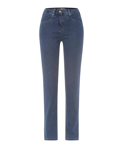 RAPHAELA by BRAX Bequeme Jeans blau 42 - Modische Jeans in Größe 42, hergestellt aus einer bequemen Materialmischung für optimalen Tragekomfort und eine perfekte Passform.