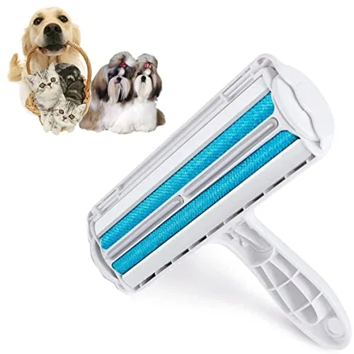 Entfilzungsmesser Rolle zur Entfernung von Hundehaaren Pet Reusable Lint Roller Brush von Möbeln, Sofa, Bettwäsche, Teppichen, Bettdecken, Hunden und Katzen