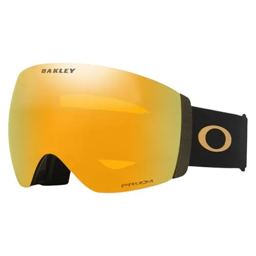 Produktbild Oakley Flight Deck PRO M Skibrille Metallic Black Gold/Prizm 24K & Prizm Iced OSwitchlock & 7% mehr Sichtfeld. Für maximale Performance & nachhaltiges Design.