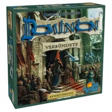 Rio Grande Games Dominion Erweiterung - Verbündete - Gesellschaftsspiel mit 400 neuen Karten und innovativer Kartenart VERBÜNDETE, ideal für spannende Spielabende mit 2 bis 4 Spielern ab 13 Jahren.
