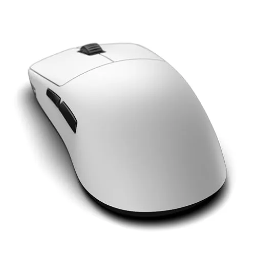 Endgame Gear OP1w 4k Wireless - Gaming Maus (Weiß) - Kabellose Gaming Maus mit 2.4 GHz Technologie, hochpräzisem Pixart PAW3395 Sensor und bis zu 26000 dpi, ideal für Gamer, die Wert auf Performance legen.