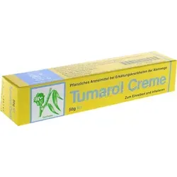 Tumarol Creme 50 G - Tumarol Creme für die äußere Anwendung, ideal zur Unterstützung bei Erkältungssymptomen. Enthält Eucalyptusöl und sorgt für ein angenehmes Hautgefühl.