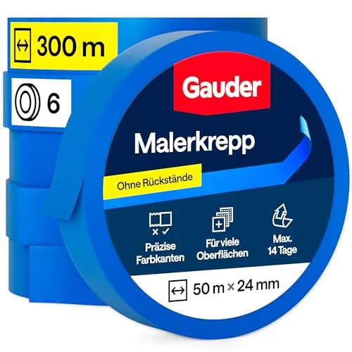 GAUDER Malerkrepp für präzise Farbkanten von GAUDER