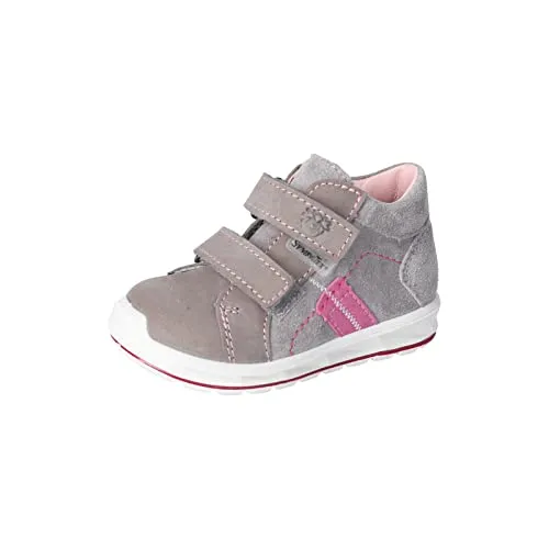 PEPINO Ricosta Mädchen Stiefel LAIF - Schmale Kinder Boots mit Klettverschluss - Wanderschuhe für Kinder, aus hochwertigem Leder mit Sympatex, ideal für Komfort und Passform, nachhaltig und Made in Europe.