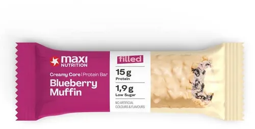 MaxiNutrition Creamy Core Protein Bar, 1 x 45 g Riegel, Blueberry Muffin