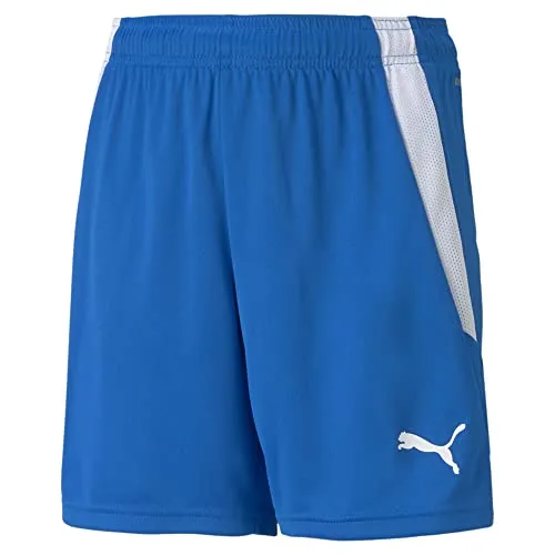 PUMA Unisex Kinder Teamliga Jr Shorts, Electric Blue Lemonade-puma White, 152 EU