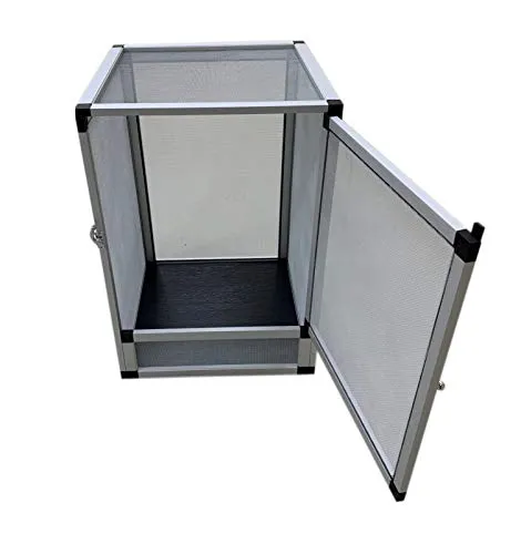 Alu Cage Aluminium Drahtgaze Terrarium (45x45x80cm)