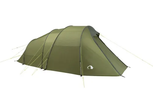 Tatonka Alaska 3 Plus - 3-Personen Zelt in Oliv - Robustes 3-Personen Tunnelzelt in Oliv mit mehreren Apsiden und Eingängen, ideal für Camping und Trekking. Hergestellt aus PU-beschichtetem Polyester für zuverlässigen Schutz.