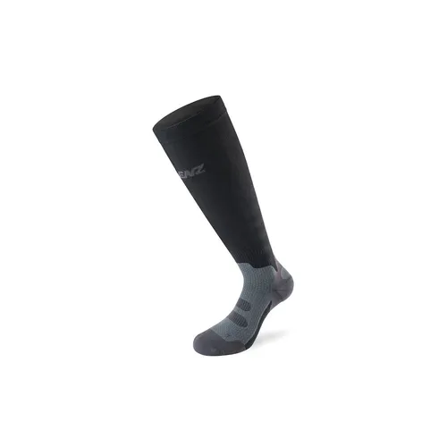 Lenz Compression Socks 1.0 - Schwarz - M - Sportsocken mit optimaler Kompression für bessere Durchblutung und schnellere Regeneration beim Sport.