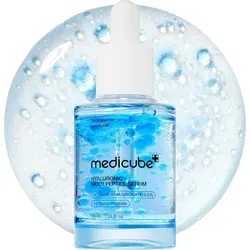 Medicube Hyaluronic Multi Peptide Serum 30ml – Intensivfeuchtigkeit für pralle Haut - Das Medicube Hyaluronic Multi Peptide Serum 30ml bietet intensive Feuchtigkeit mit 13 Peptiden und hochreiner Hyaluronsäure. Ideal für die tägliche Pflege, zieht schnell ein und sorgt für ein frisches Hautgefühl.