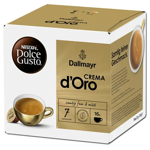 Dolce Gusto Dallmayr Crema d'Oro, Kaffee, 16 Kapseln 48,75€/1kg