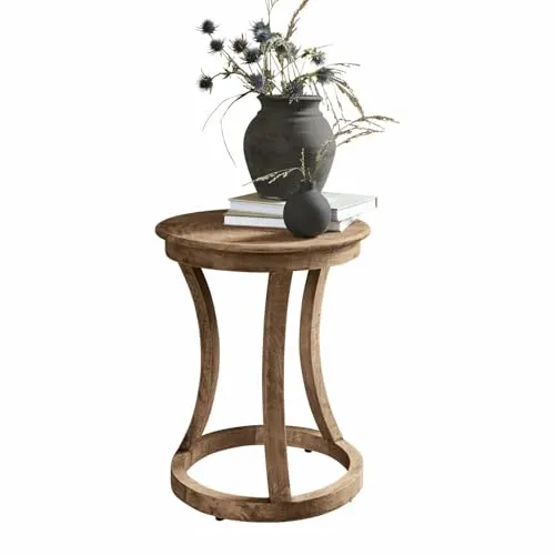 Loberon Beistelltisch East Harwich aus Mangoholz - Beistelltisch fürs Wohnzimmer, aus massivem Mangoholz, langlebig und nachhaltig, mit natürlicher Holzmaserung für einen einzigartigen Look.