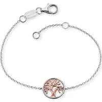 Engelsrufer Silberarmband - Damen-Armband aus 925er Silber - Silberarmbänder mit handgefertigtem Baum des Lebens-Anhänger, der als ständiger Begleiter Schutz bietet und jeden Look verzaubert.