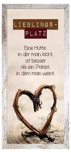 Bönninghoff Bild mit Rahmen Lieblingsplatz