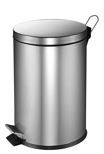 Produktbild TrendLine Tretabfalleimer 12 l Edelstahl