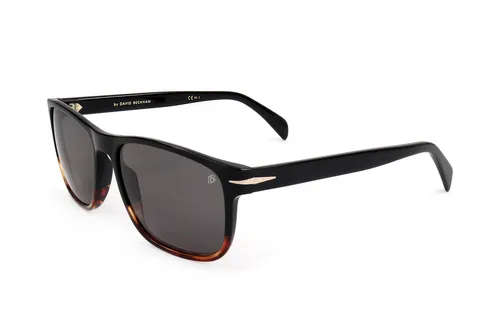 Produktbild David Beckham Herren 57mm Schwarze Horn Sonnenbrille DB1060S-037N-IR