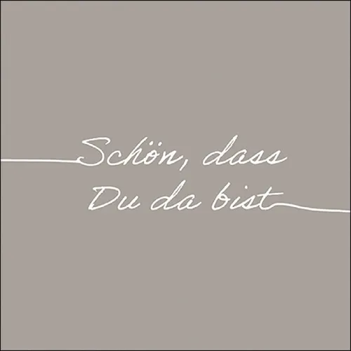 Papierservietten Grau von Ambiente