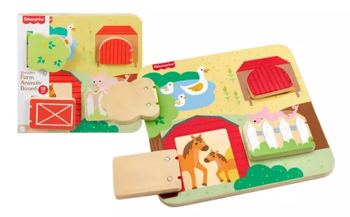 Fisher-Price. JCY33 Wood. Drewniana tablica A Kuku Fisher Price 194735279388