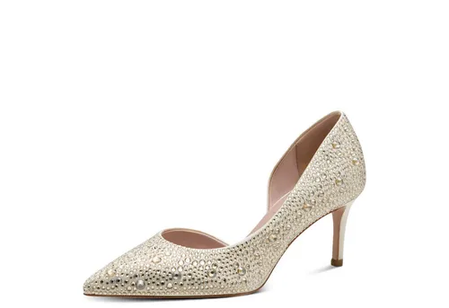 Tamaris Damen Pumps mit Stilettoabsatz, grau, 38 EU - Elegante Pumps mit 7 cm Absatzhöhe – ideal für jeden Anlass. Die veganen Schuhe kombinieren Stil und Komfort, perfekt für Fashion-Liebhaber. Hochwertiges, pflegeleichtes Obermaterial sorgt für langanhaltende Freude.