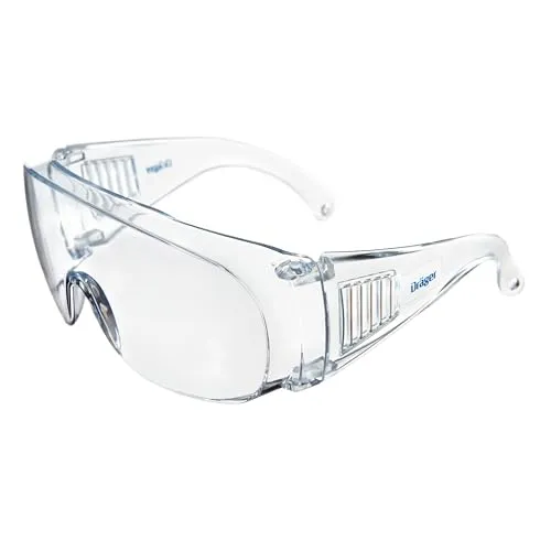 Dräger Schutzbrille X-pect 8110, Überbrille auch für Brillenträger, für Baustelle, Labor, Werkstatt und Fahrrad-Fahren, leicht, klar und mit indirekter Belüftung, 1 Stück