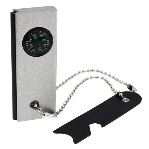 Tifler Magnesium Feuerstein Set mit Kompass, Outdoor Feuer machen, Feuerstarter