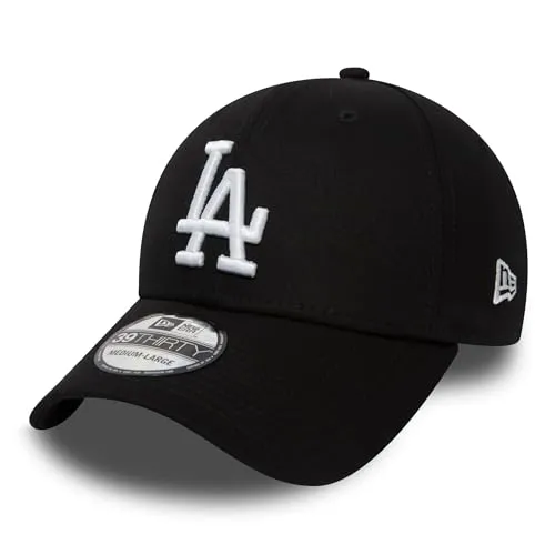 New Era League Essential 39Thirty Cap LA Dodgers - Hüte, Kappen & Mützen für Baseball-Fans, stylisches Design in Schwarz-Weiß für echte Dodgers-Anhänger.