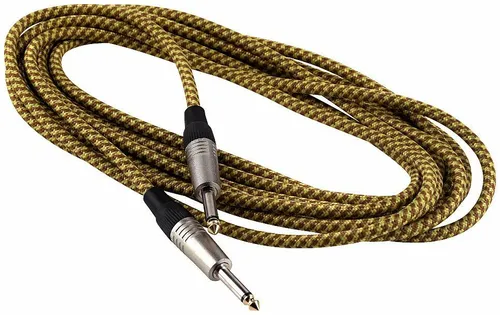 WARWICK RCL 30203 RockCable Instrumenten Kabel für Gitarre 3 m - Vintage Tweed