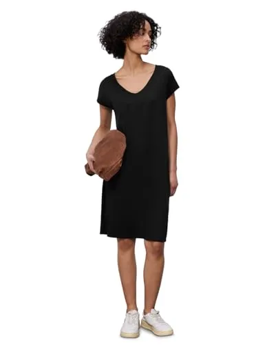Street One Damen Knielanges Kleid aus Jersey in schwarz von Street One