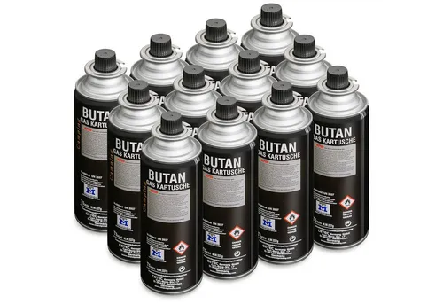 Greenpoint Gaskartusche Butan 227g MSF-1a – Zuverlässige Energiequelle für Camping - Die Greenpoint Butan Gaskartusche 227g ist ideal für Campingkocher, Heizgeräte und mobile Gasgeräte. Sicherheitsgeprüft und mit stabiler Leistung für Outdoor-Aktivitäten – perfekt für Kochen und Grillen im Freien.